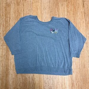 Torrid Gray Disney Sweatshirt with Colorful Design